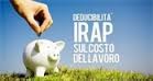 Deduzione Irap per dipendenti tempo indeterminato - chiarimenti  