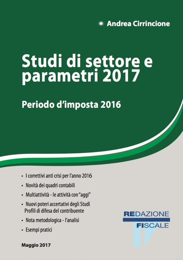 Studi di settore e parametri 2017