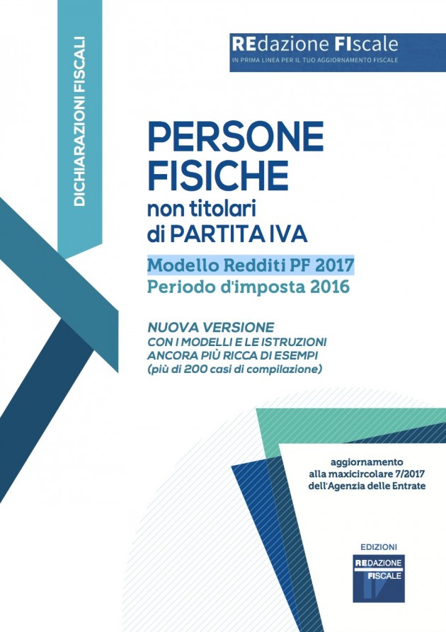 UNICO 2017 Persone Fisiche non titolari di P.Iva