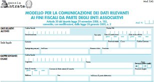Remissione in bonis del mod. Eas entro il 31.10