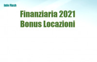 Finanziaria 2021 - Il Bonus Locazioni