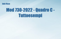 Mod 730-2022 - Quadro C - Tuttoesempi 