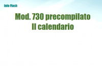 Modello 730 precompilato - Il calendario