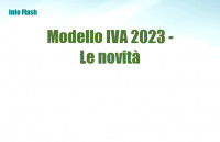 Modello IVA 2023 - Le novità